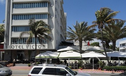 Victor Hotel in South Beach Miami Florida on ocean Drive