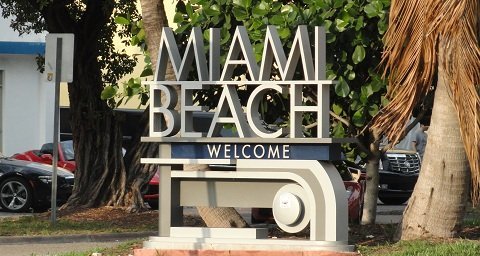 South Miami Beach Welcome Sign